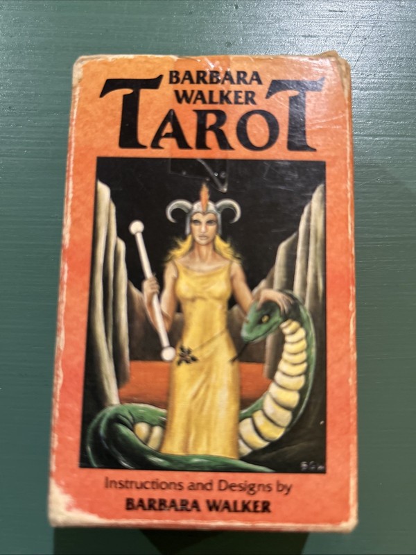 Barbara Walker Tarot Deck First Edition Printing 1986 Original U.S. Games