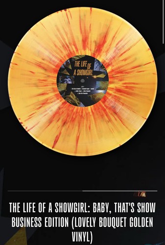 Taylor Swift: Life Of A Showgirl PRE SALE Lovely Bouquet Golden Vinyl (PRE SALE) - Picture 2 of 2