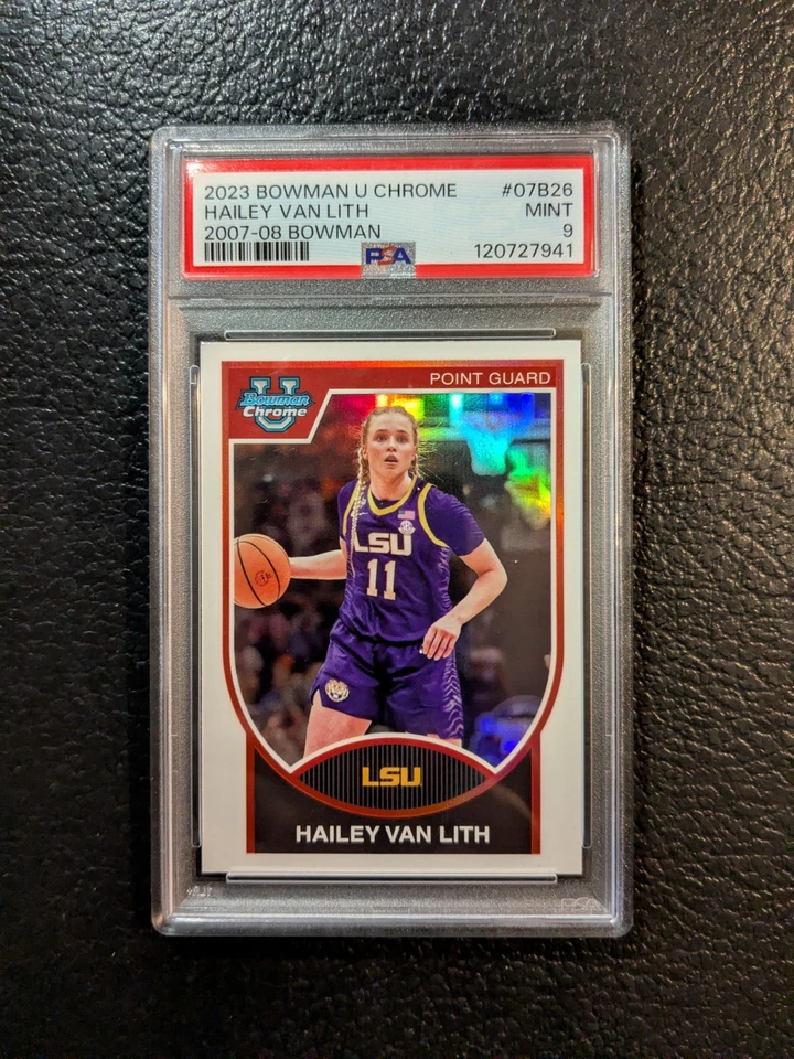 2023-24 Bowman University Chrome - 2007-08 Bowman Hailey Van Lith #07B-26 (RC) - Image 2 of 4