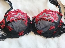 Ensemble Lingerie Aubade Par Lise Charmel - Soutien-gorge 85C & String - Dentelle Pêche - Neuf