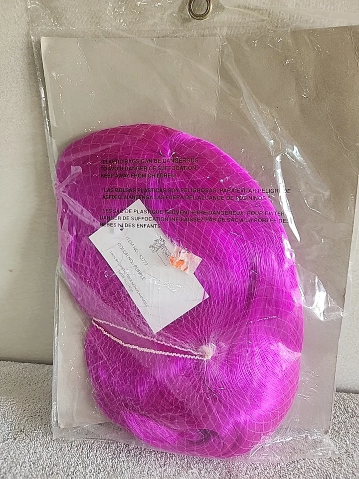 Costumania Purple Cheerleader Wig - Image 4 of 4