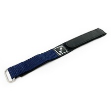 Woven Nylon Watch Strap Sport Band Navy Blue 14mm 16mm 18mm 20mm Width