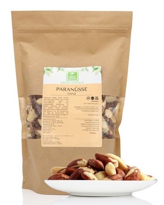 Paranüsse roh und ungesalzen 500g Paranusskerne ohne Schale - Brazil Nuts