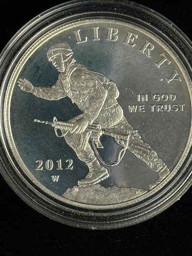 2012-W Infantry Soldier Silver Dollar | 0.7734 oz .999 Silver | U.S. Mint BU