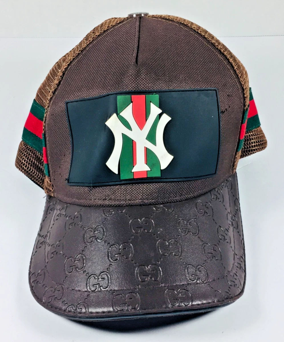 Gucci Leather Brown Hats for Men for sale | eBay