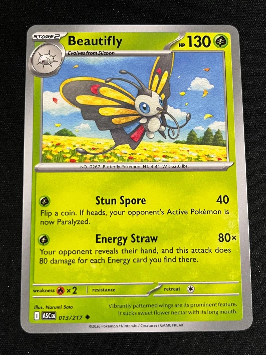 pokemon beautifly card | XYRoaring Skies Weakness / Resistance / Retreat Cost EX Ruby & Sapphire -