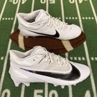 Nike Vapor Edge Elite 360 2 PE Football Cleats White Black FZ4268-100 Men's 11.5