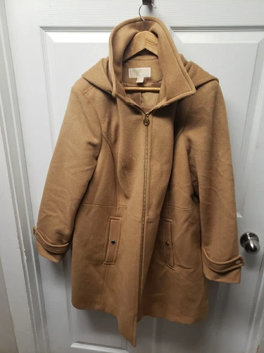 cappotto lana michael kors donna marrone 1x