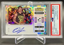 2022-23 Contenders Ochai Agbaji Auto Cracked Ice /25 PSA 10 RC Rookie Ticket