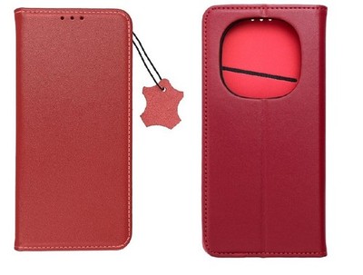 FÜR XIAOMI REDMI NOTE 15 PRO PLUS 5G Forcell ECHT LEDER Tasche Schutz Hülle ROT