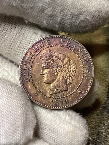 France 1875 A 5 Centimes High Grade! - Picture 1 of 4