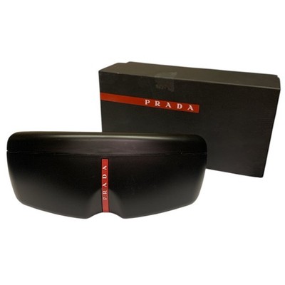 Prada Linea Rossa SPS 03Q Matte Black Sunglasses, Grey Gradient Lenses, 57-17