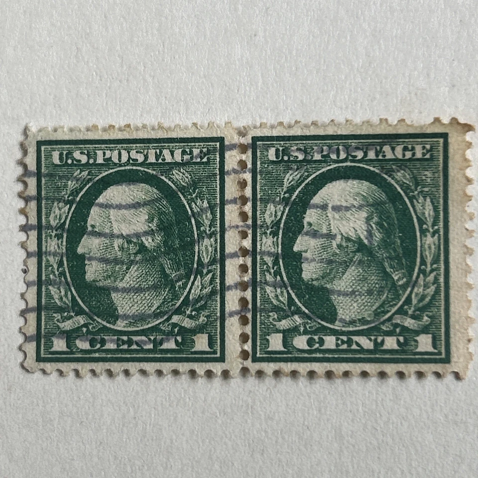 Rare George Washington (1732-1799) 1 Cent Postage Stamp Green 1912 US - Image 2 of 4
