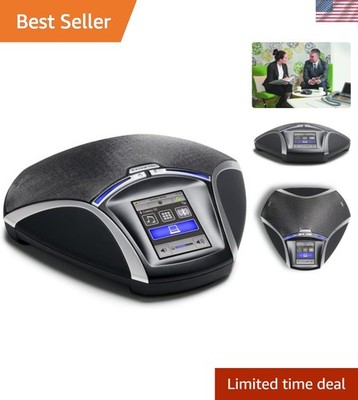Compact Conference Unit with HD Audio, Rechargeable Battery & SD Recording