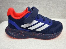 Adidas Runfalcon 5 Kids Size 12 Black Blue Red Running Sneakers