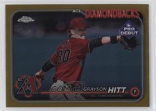 2024 Topps Pro Debut Chrome Gold Refractor /50 Grayson Hitt #PDC-20 16v5