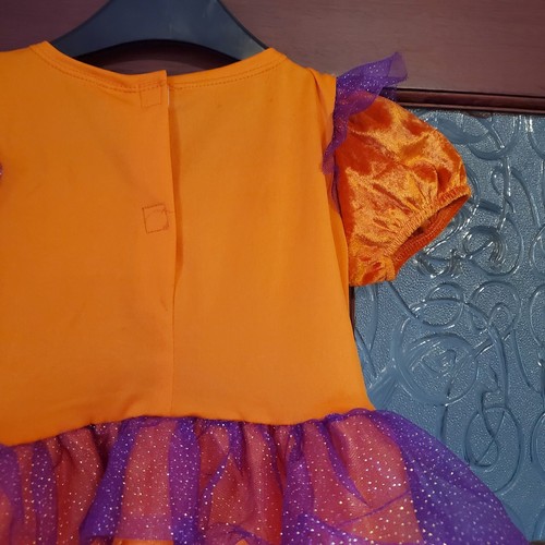 TU Vestido Calabaza Disfraz Halloween Diadema Niños 3-4 Años Excelente Estado - Imagen 16 de 23