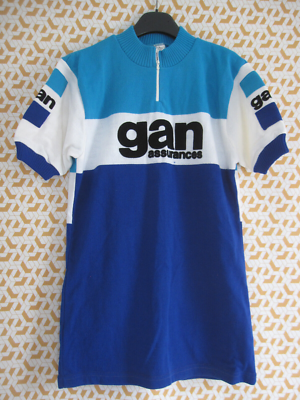 Maillot Cycliste Vintage Années 60 – UCS France – Tricots Du Rocher – Taille 3 – Jaune