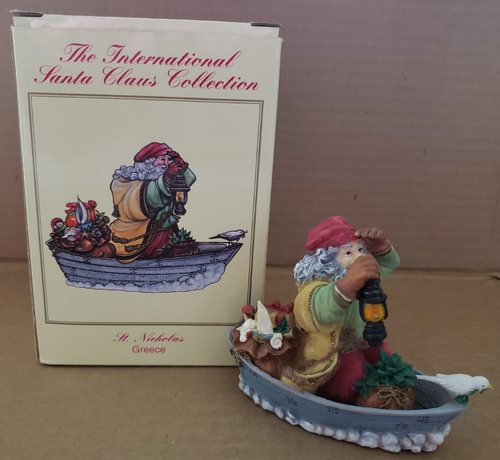 The International Santa Claus Collection St. Nicholas Greece SC49 2001 NIB