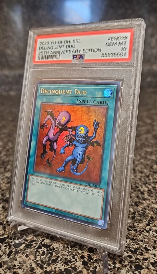PSA 10 GEM MINT Delinquent Duo SRL-EN039 Yu-Gi-Oh! Spell Ruler 25th Anniversary - Image 2 of 4