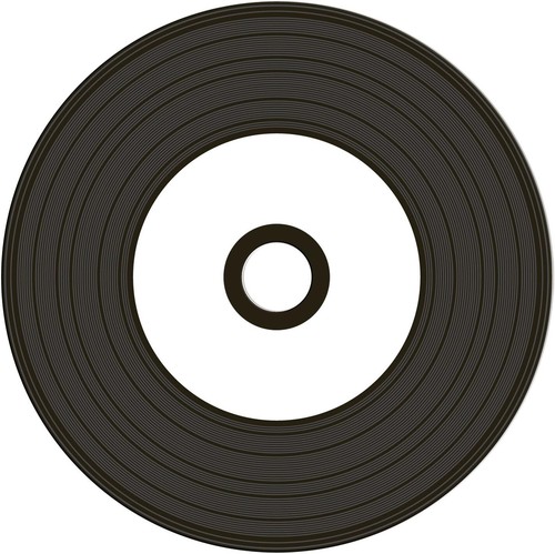 300 Ritek Black Bottom Vinyl CD-R 52x 700MB blank discs White Printable CD Retro - Picture 2 of 3