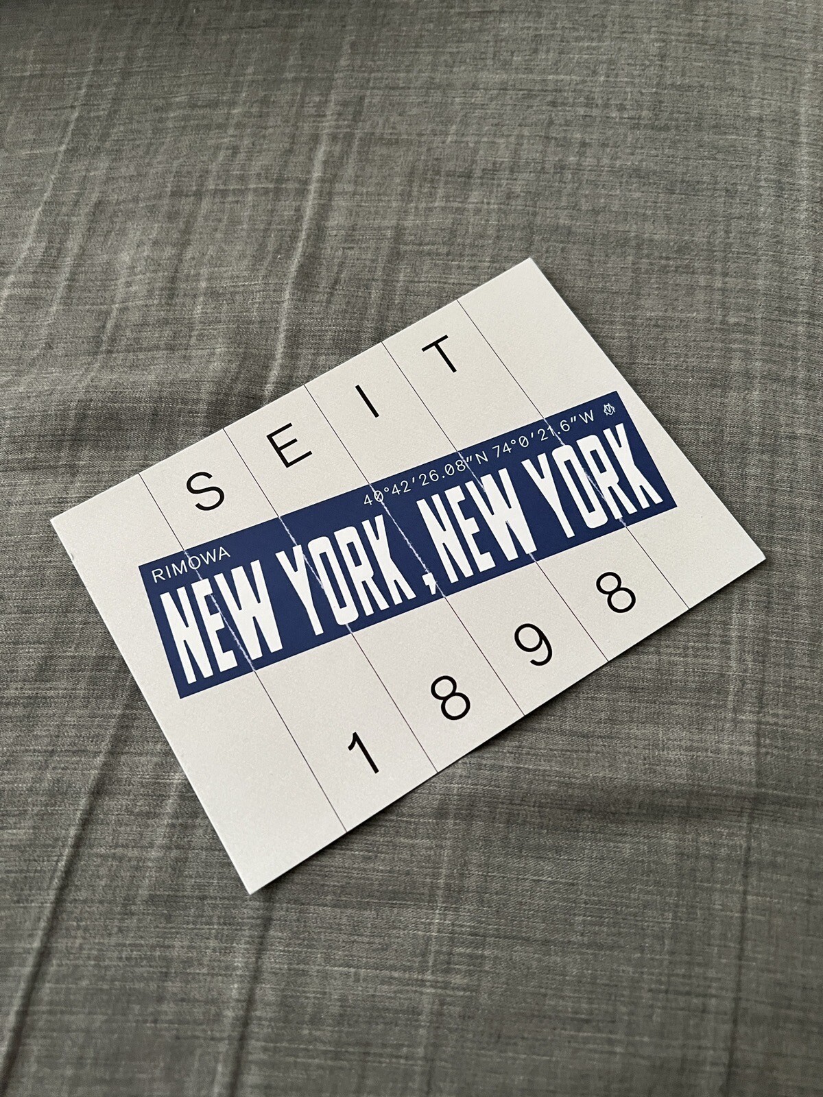 Rimowa Seit 1898 NYC 5 Stickers 6 Postcards 1 Exhibit Card Catalogue & PEN