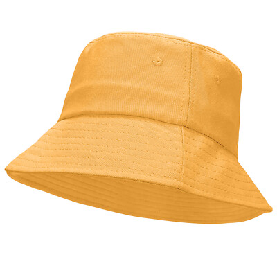 Cotton Bucket Hat Boonie Fishing Sun Protection Safari Summer Men Women Unisex