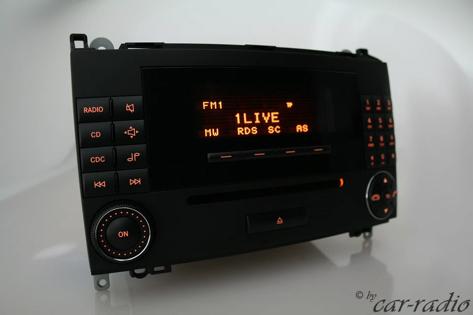 Original Mercedes Audio 20 CD MF2750 Alpine W169 W245 W639 W906 Autoradio 2-DIN - Bild 3 von 4