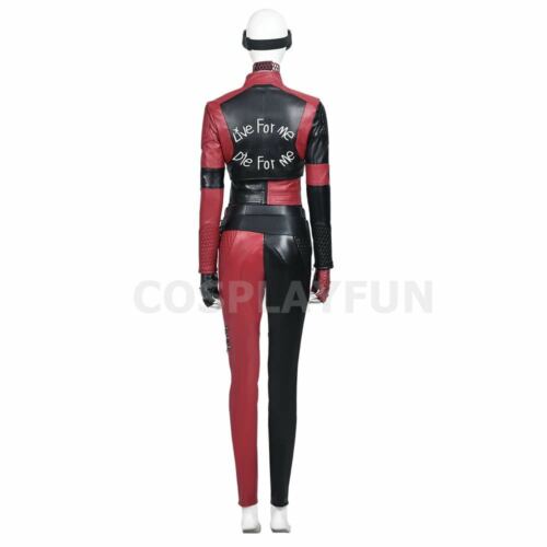 The Suicide Squad Harley Quinn Costume Cosplay Suit Holloween Outfit Handmade - Picture 6 of 10