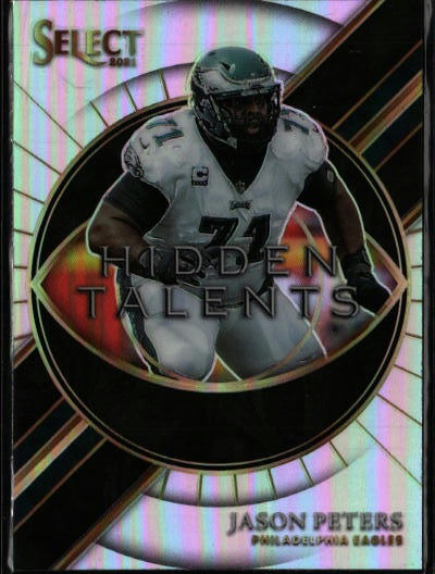 2021 Panini Select #HT-8 Jason Peters Hidden Talents Prizm Silver K679