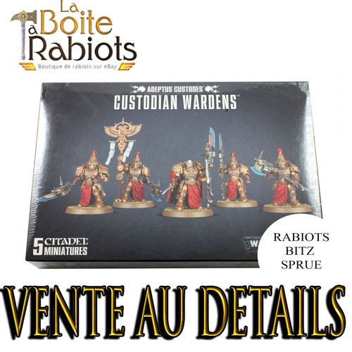Warhammer 40K Adeptus Custodes Wardens Einzelverkauf Rabiots Bitz Sprue