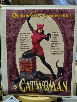 CATWOMAN STATUE MAQUETTE DC Full Size 1026/3700 Jim Balent