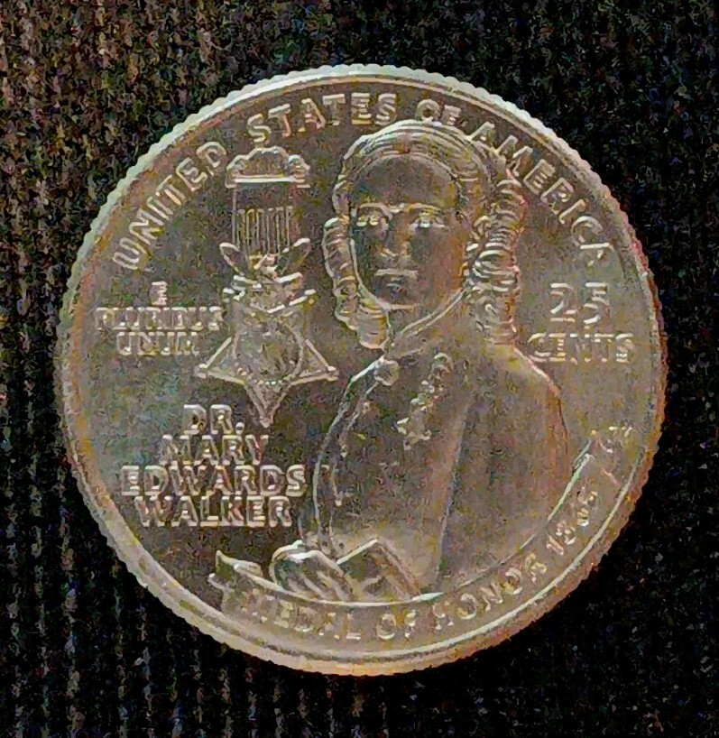 2024 P Dr Mary Edwards Walker Quarter Die Chip Error On Reverse 2024 p dr mary edwards walker quarter die chip error on reverse