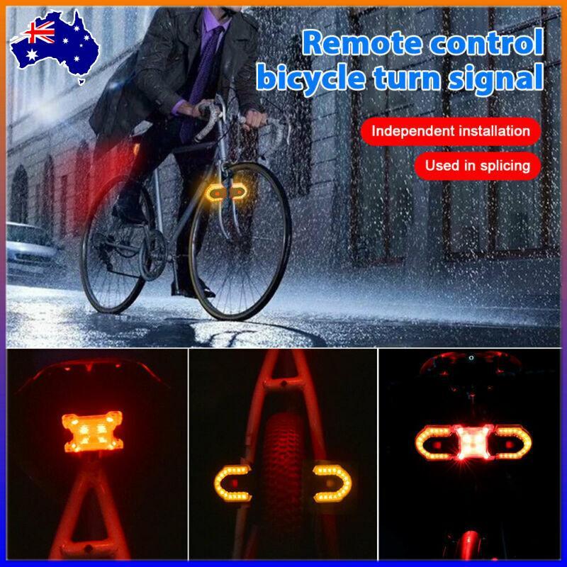 Bike Turn Signals Light Bicycle Front/Rear Indicator w/Smart