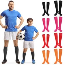 Adult Long Knee High Athletic Sports Socks for Football Soccer Baseball Softball