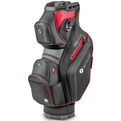Motocaddy Pro Series Cart Bag in Rot/Schwarz Brandneu Verpackt Neuestes Modell 2025