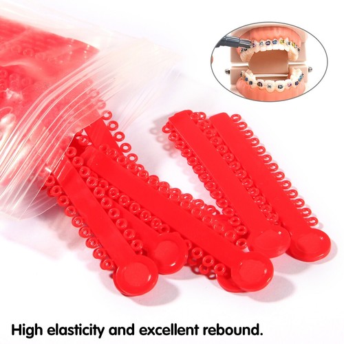 Dental Orthodontic Elastic Ultra Power Chain/Ligature Ties for Braces 44 Color - Picture 90 of 253