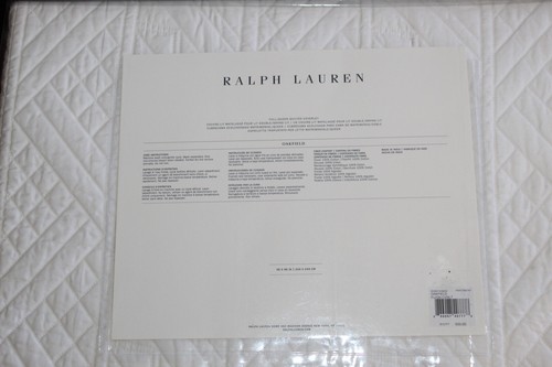 Ralph Lauren Oakfield Full/Queen Coverlet Set $870 True Parchment - Picture 8 of 17
