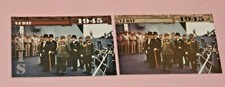 VJ DAY LOT OF 2 2021 HISTORIC AUTOGRPHS 1945 END OF THE WAR ALLOY /199 &BASE #85