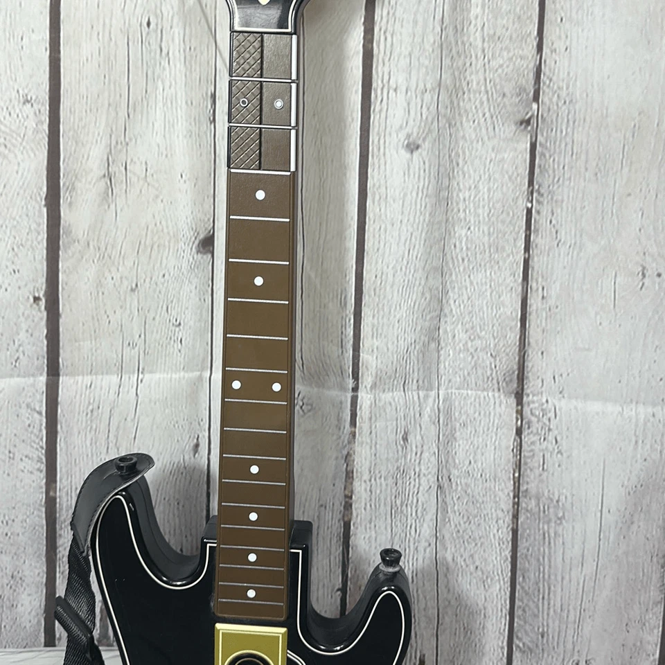 Activision Guitar Hero Power Wireless Controller Black Gold Tested NO BACK - Image 3 of 4