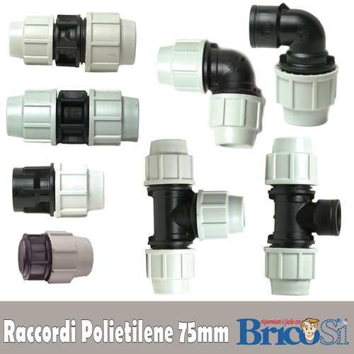 Sirocco 05399100 - Raccordi idraulici per tubi da 2,5 cm