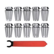10pcs ER16 Spring Collet Set for CNC Engraving Machine and Milling Lathe Tool