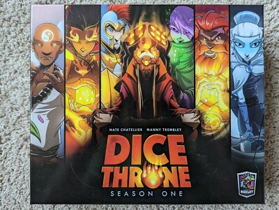 Roxley Games Board Game Dice Throne - Season 1 w/ Promo Set