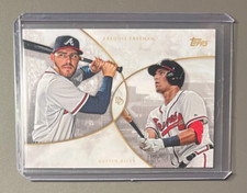 Austin Riley / Freddie Freeman 2019 Topps On Demand Dynamic Duals RC #11 SP /850