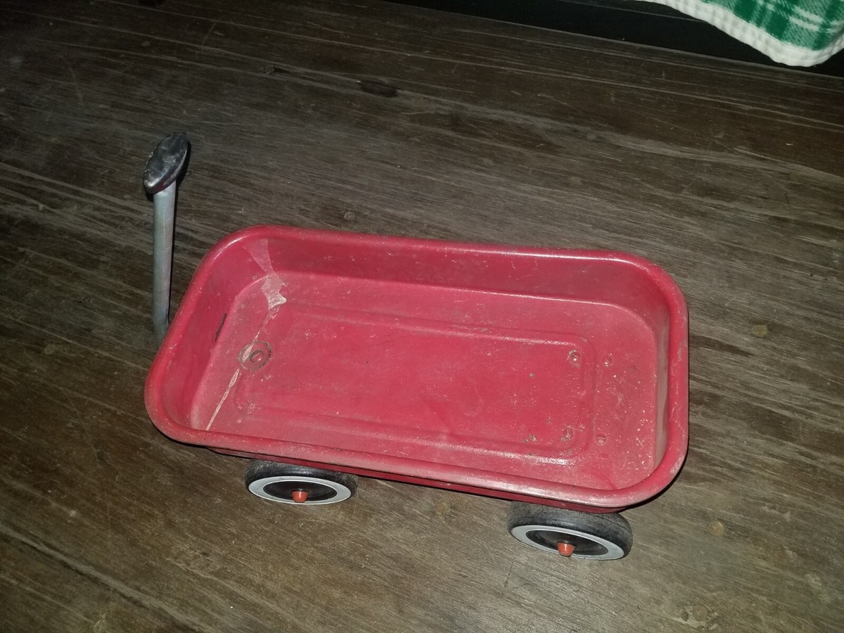 Vintage 1970's Radio Flyer Model # 7 Red Metal Wagon | eBay
