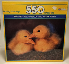 Darling Ducklings 550 Piece Interlocking Vintage Jigsaw Puzzle APT 18 X 24 Inch