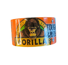 Gorilla Tough  Wide Tape, White, 2.88-In. x 25-Yds. 1 Pack NEW