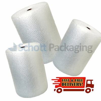 SCHOTT PACKAGING 500mm x 3 x 100m BUBBLE WRAP ROLLS - 300 METRES FAST 24HR DELIVERY
