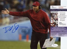 DAVID SHAW STANFORD CARDINAL SIGNED 8x10 PHOTO JSA CERTIFIED S74352