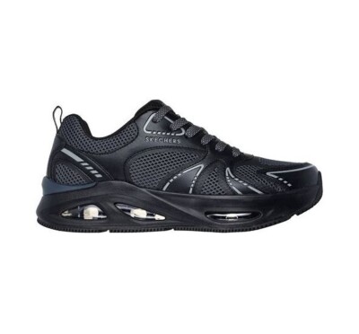 Earlskateboards 黒 s Skechers Air Shoes Black Men's Comfort Soft Memory Foam Casual UNO